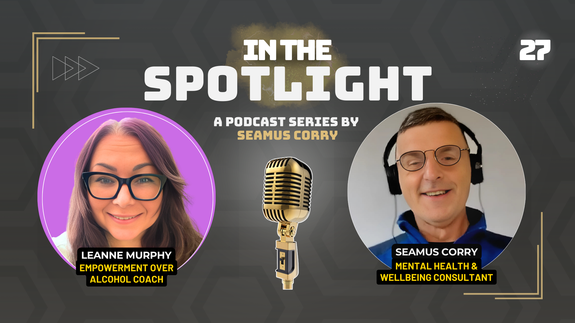 In the Spotlight with Seamus Corry and Leanne Murphy podcast cover